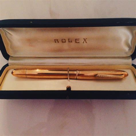 penna rolex laminata oro|Penna rolex a penne stilografiche da collezione .